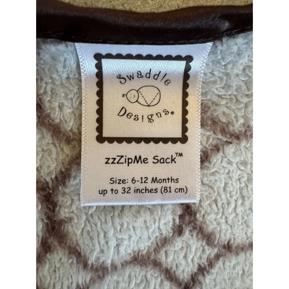 Swaddle Designs zzZipMe Sack Light Blue‎ Soft Size 6-12 Months